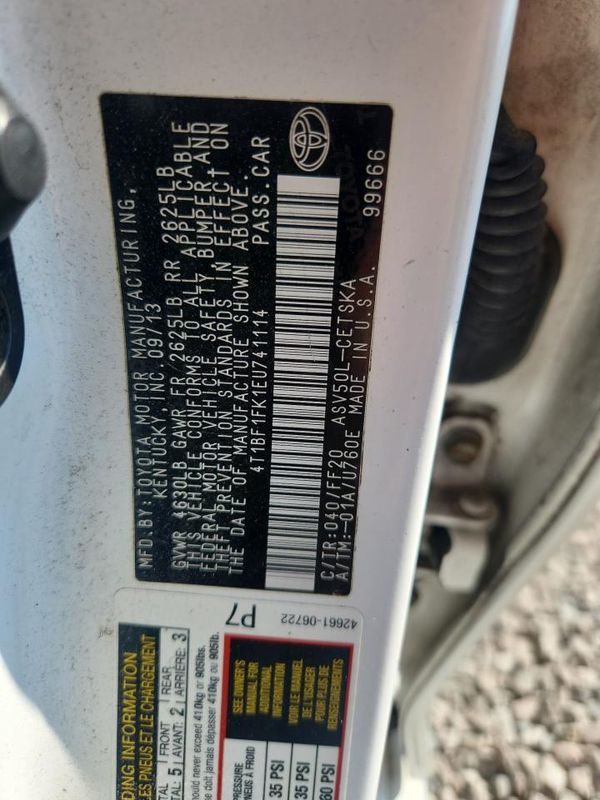 2014 TOYOTA CAMRY