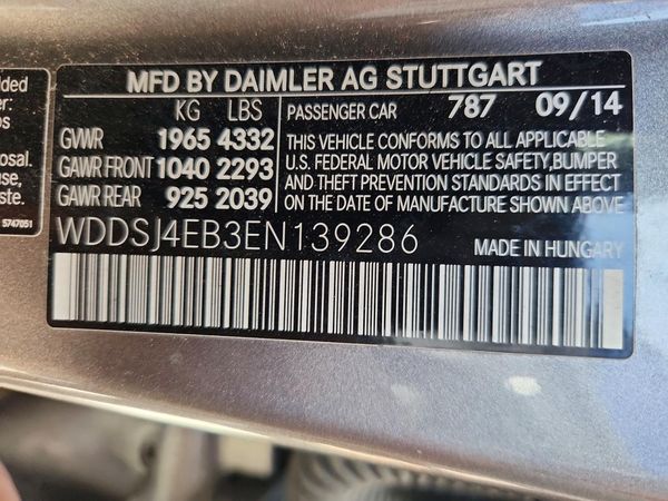 2014 MERCEDES-BENZ CLA CLA250