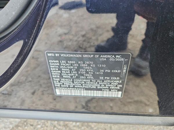 2025 VOLKSWAGEN ATLAS 4Motion Peak Edition SE