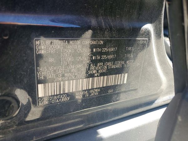 2019 TOYOTA RAV4 XLE / XLE Premium 4WD