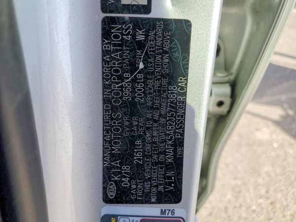 2018 KIA FORTE LX
