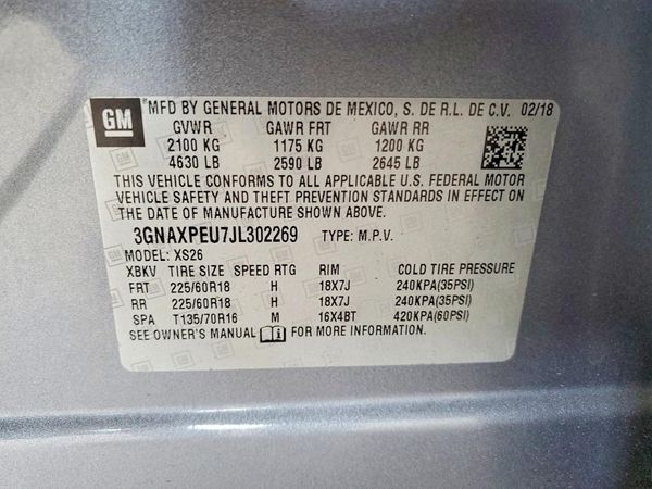 2018 CHEVROLET EQUINOX