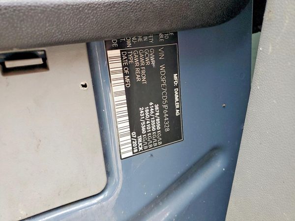 2018 MERCEDES-BENZ SPRINTER