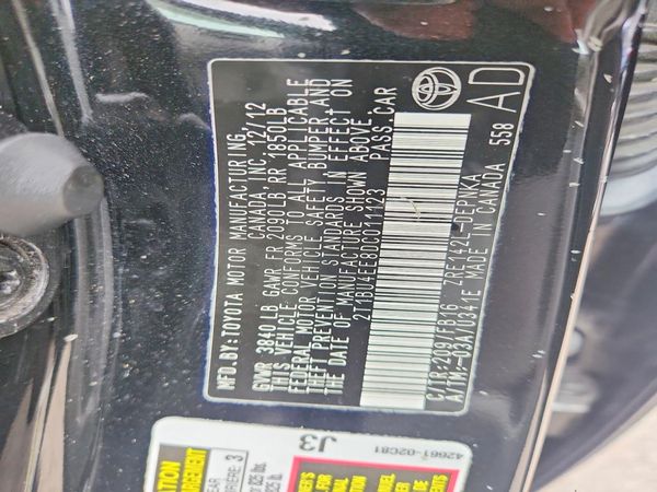 2013 TOYOTA COROLLA