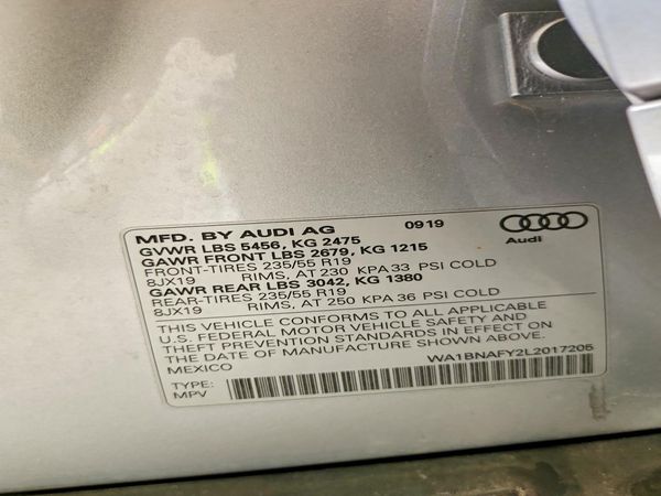 2020 AUDI Q5