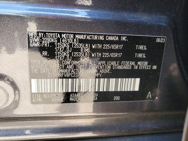 2023 TOYOTA RAV4 LE