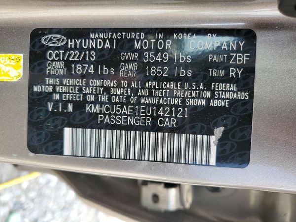 2014 HYUNDAI ACCENT