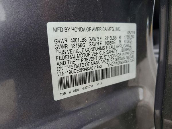 2019 ACURA ILX