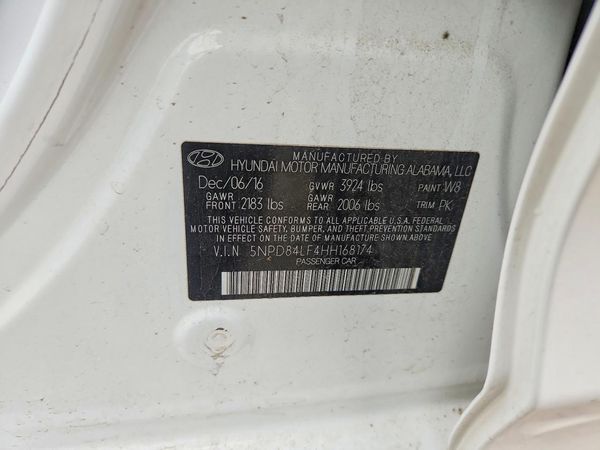 2017 HYUNDAI ELANTRA