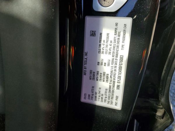 2025 TESLA MODEL 3