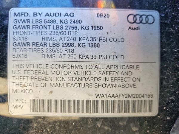 2021 AUDI Q5