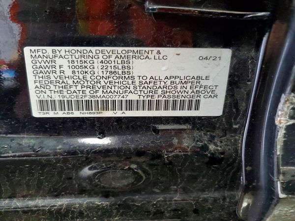 2021 ACURA ILX
