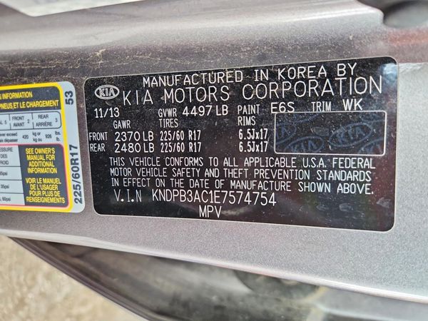 2014 KIA SPORTAGE LX