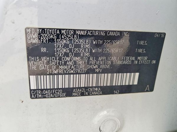 2016 TOYOTA RAV4