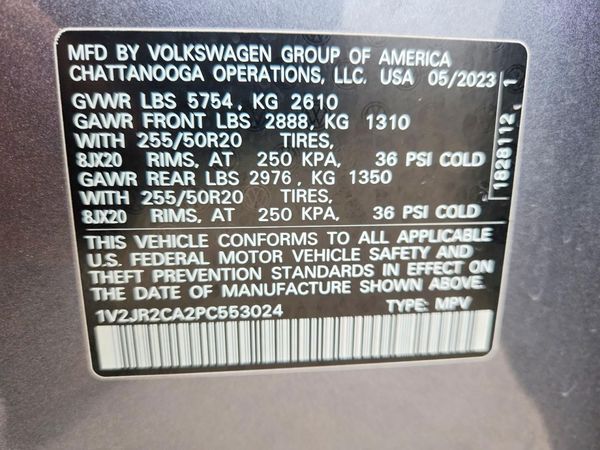 2023 VOLKSWAGEN ATLAS