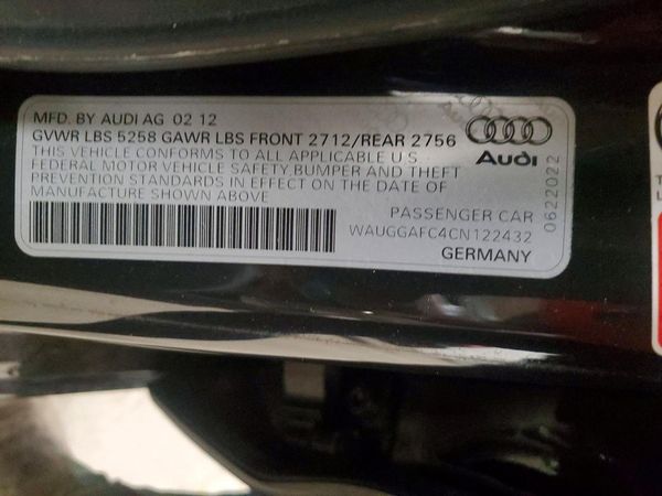 2012 AUDI A6