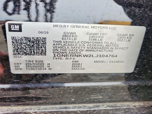 2020 CHEVROLET TRAVERSE High Country