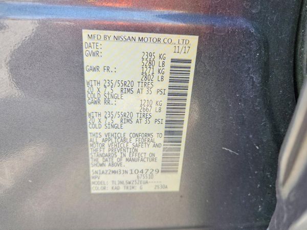 2018 NISSAN MURANO