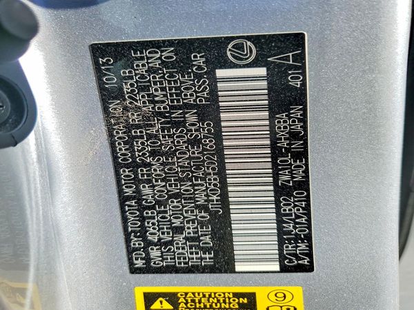 2013 LEXUS CT