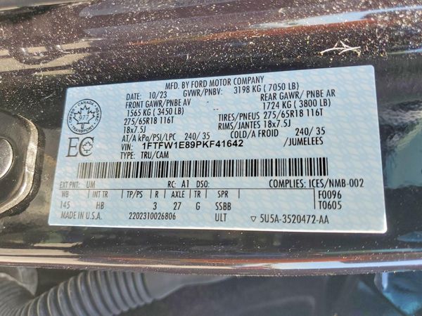 2023 FORD F150 SuperCrew