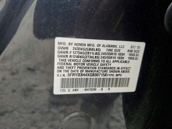 2016 ACURA MDX Tech