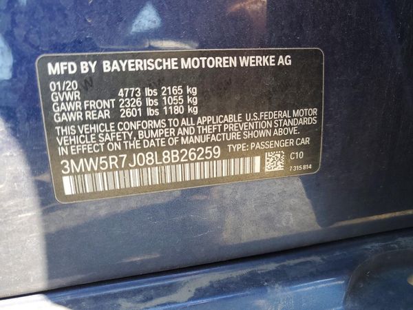 2020 BMW 330XI xDrive NA