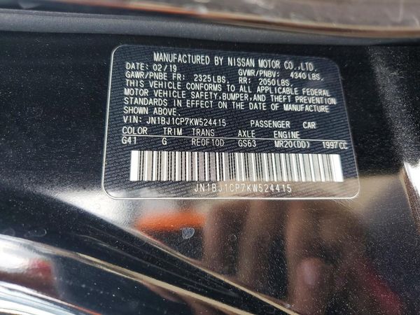 2019 NISSAN ROGUE SPORT