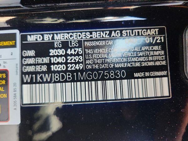 2021 MERCEDES-BENZ C C300