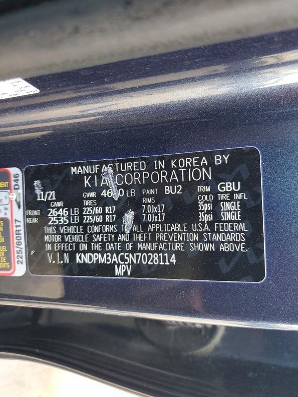 2022 KIA SPORTAGE LX, LX Value Edition Pkg