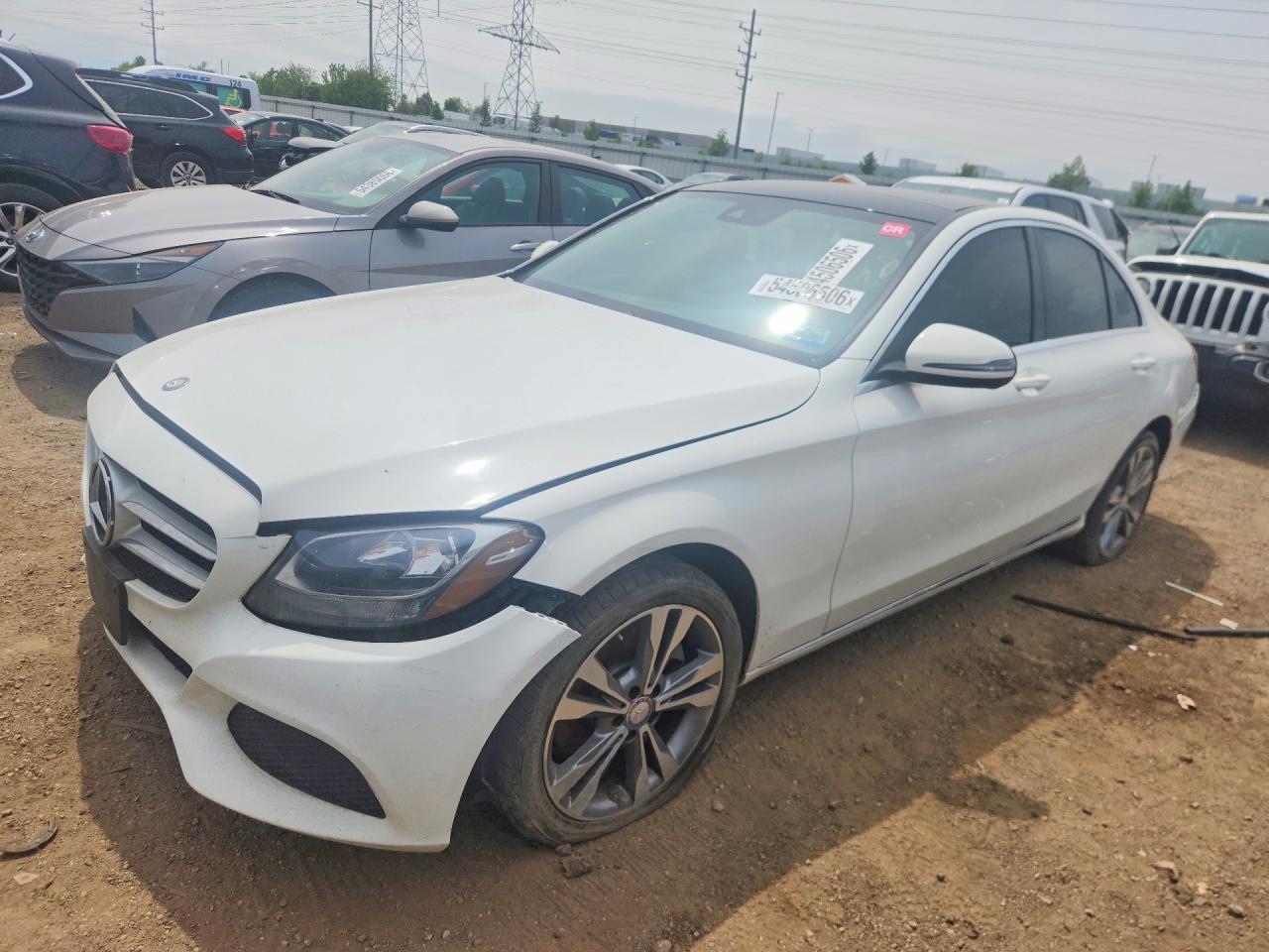 2017 MERCEDES-BENZ C-CLASS C300-4M — Front 3/4