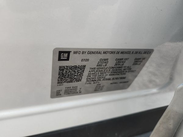 2020 CHEVROLET BLAZER Premier — VINS
