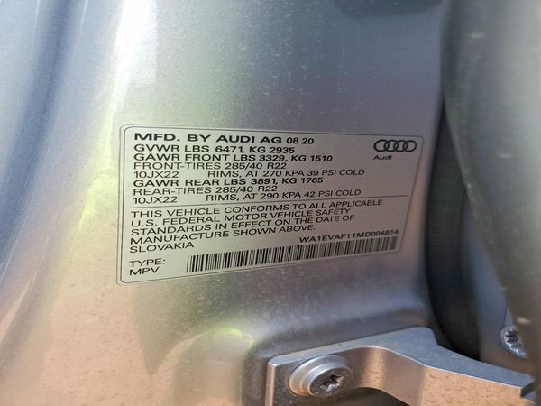 2021 AUDI Q8