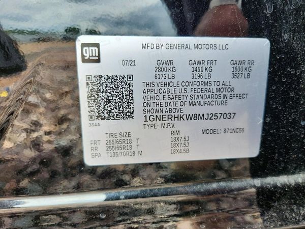 2021 CHEVROLET TRAVERSE LT