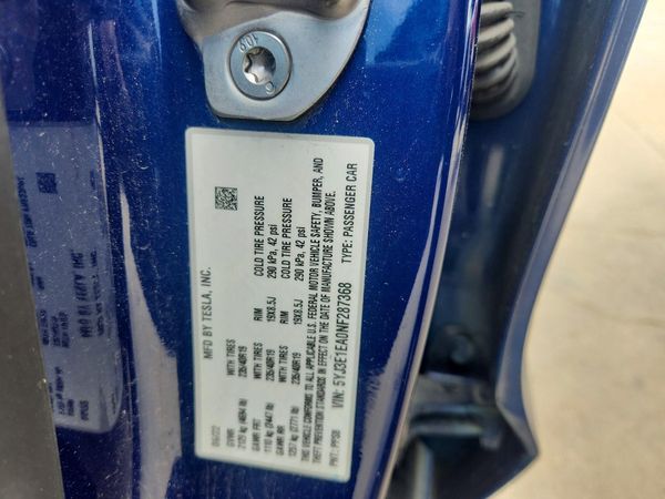 2022 TESLA MODEL 3