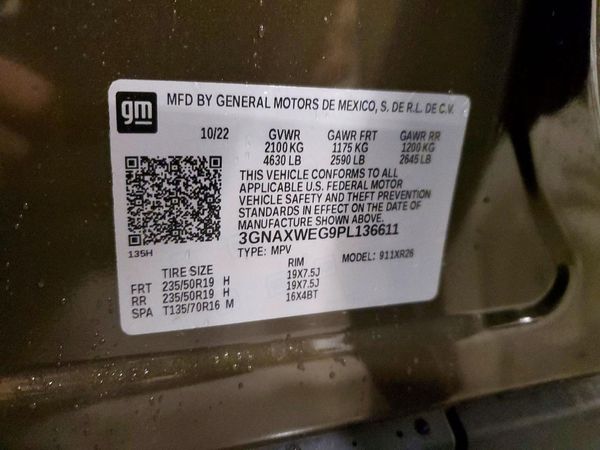2023 CHEVROLET EQUINOX RS (3LT)