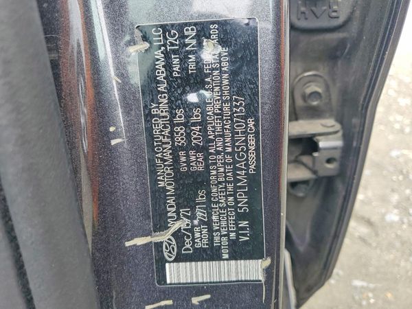 2022 HYUNDAI ELANTRA SEL