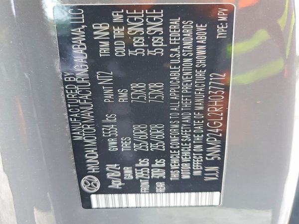 2024 HYUNDAI SANTA FE SEL
