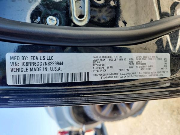 2022 RAM 1500 CLASSIC