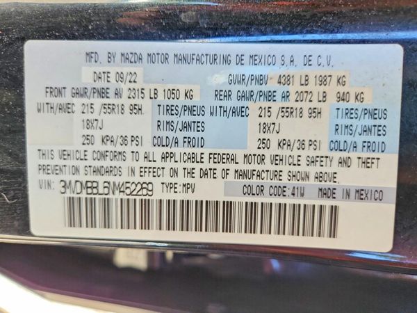2022 MAZDA CX-30 Select Package