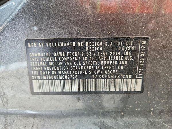2024 VOLKSWAGEN JETTA SE, SE (AQ301 Trans)