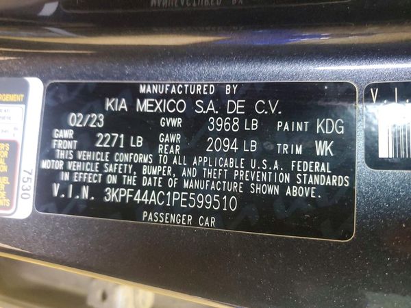 2023 KIA FORTE GT