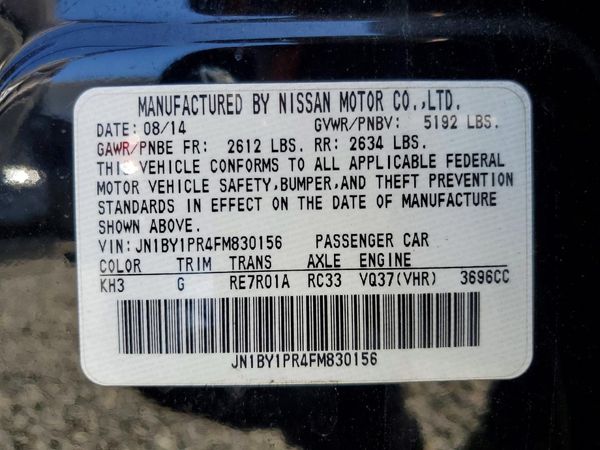 2015 INFINITI Q70L