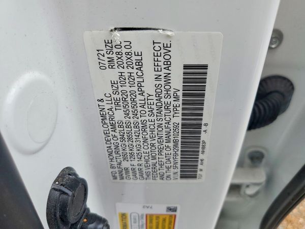 2021 HONDA PILOT SE