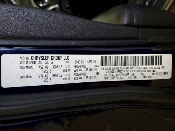 2013 DODGE DURANGO SXT AWD