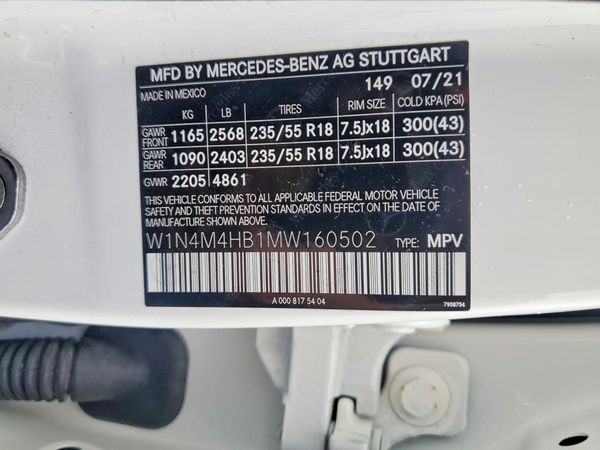2021 MERCEDES-BENZ GLB GLB250-4M