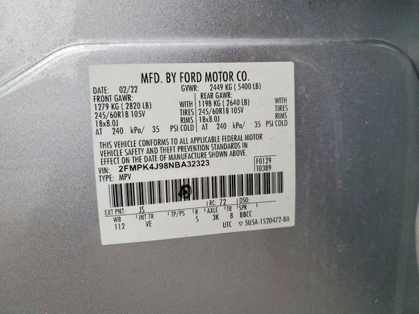 2022 FORD EDGE
