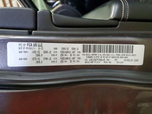 2015 JEEP GRAND CHEROKEE LIMITED 4X4