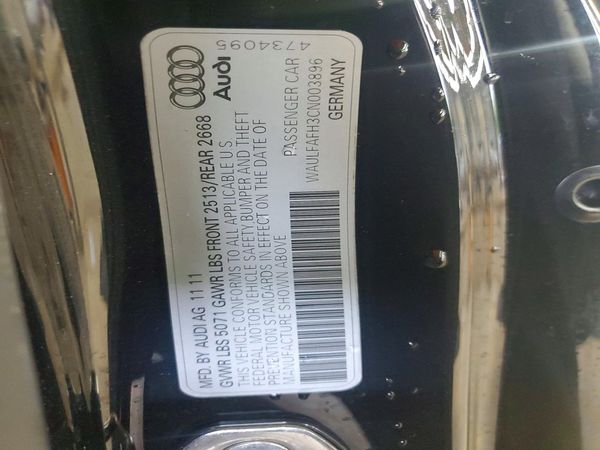 2012 AUDI A5