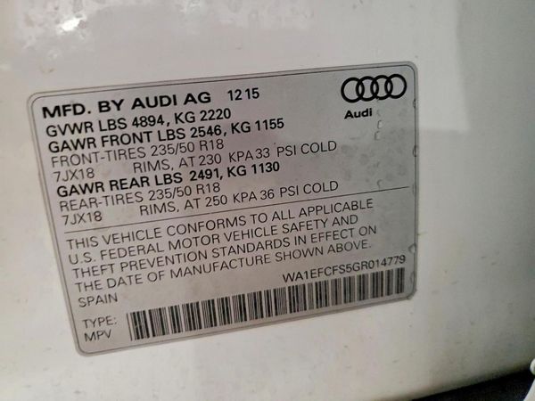 2016 AUDI Q3 quattro Premium Plus