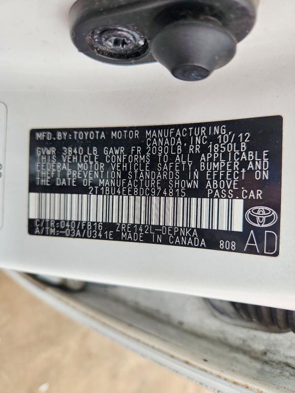 2013 TOYOTA COROLLA